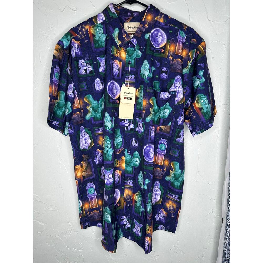 Disney Parks 2025 Disney RSVLTS Haunted Mansion Shirt
Navy Button Up
Ghosts